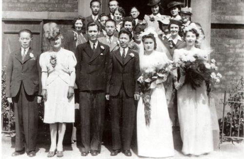 Anglo-Chinese wedding c1940s. Courtesy of Yvonne Foley.