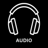 Audio icon black