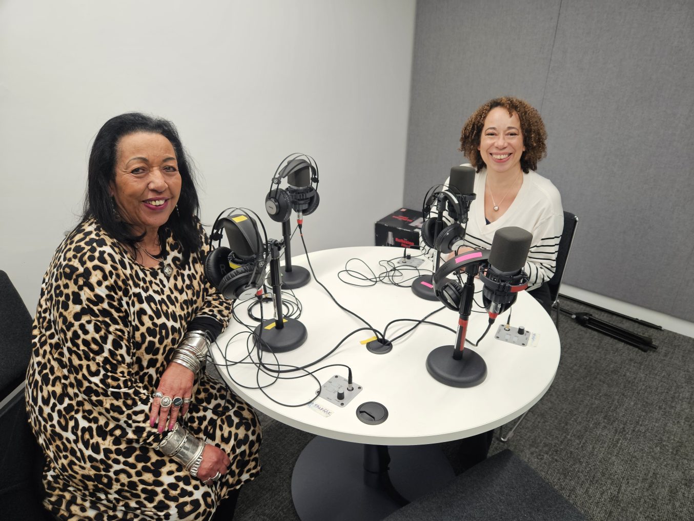 SuAndi and Chamion Caballero recording in Manchester, December 2024.