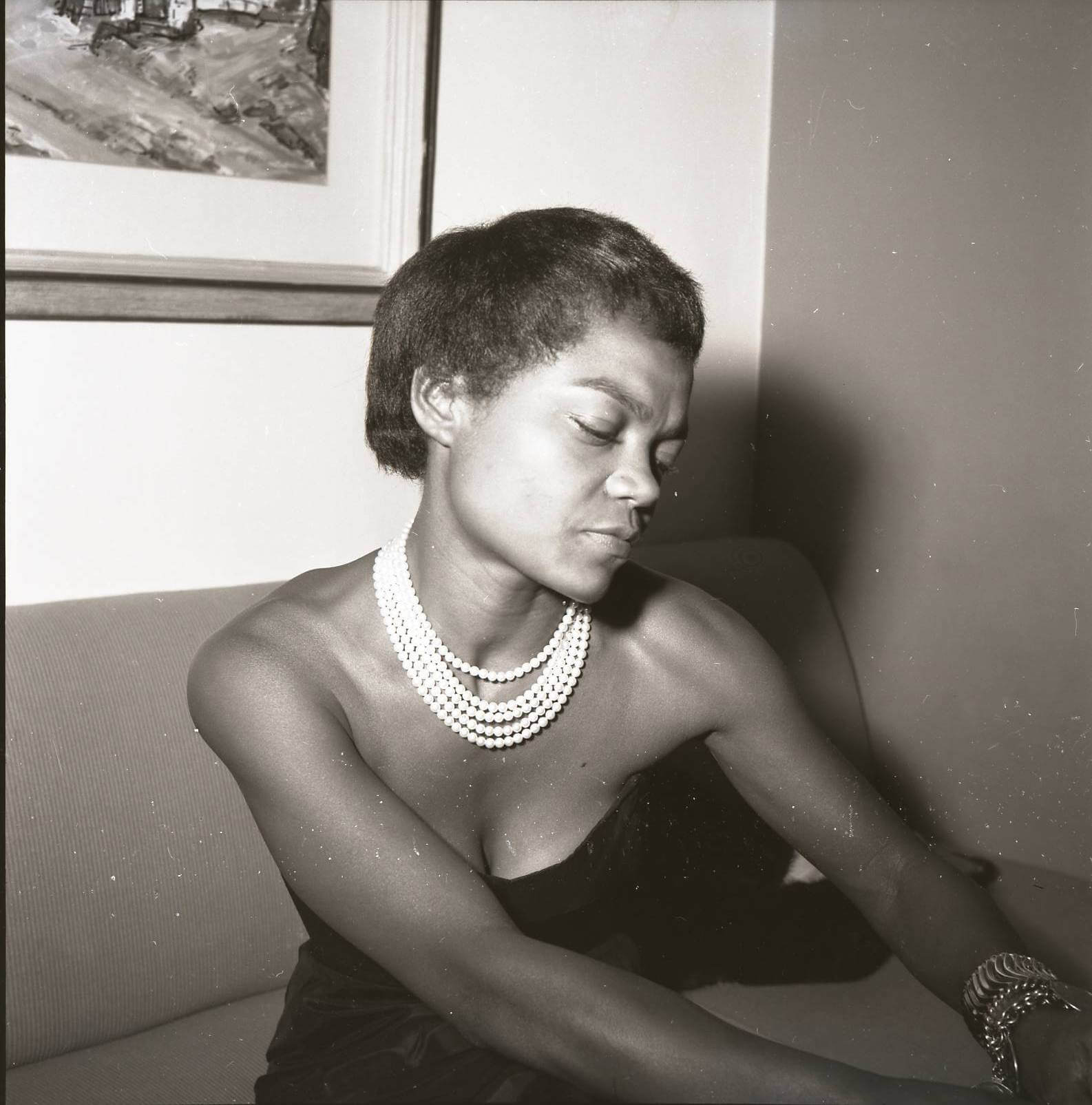 Eartha Kitt, 1957. Via Wikimedia Commons
