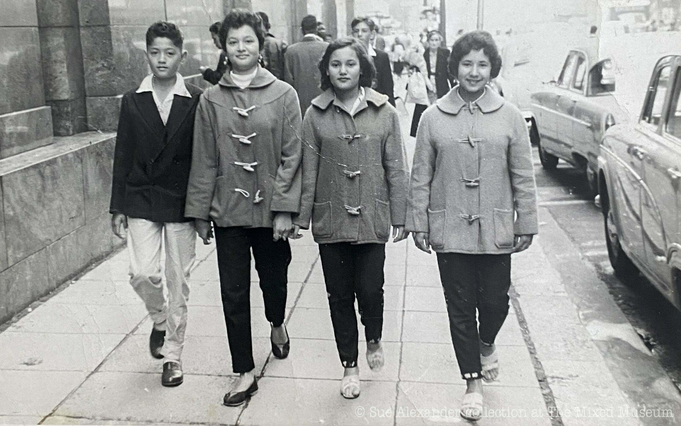 IMG_7192 BTCOTC - Sue- Family Stories Img 7192 Dad, Aunty Cynthia and her friends Val and her sister, Val came to England too.