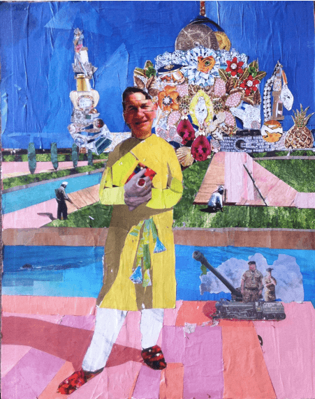 'It's always but what about the railways', Michelle Olivier (2017). Image copyright Michelle Olivier