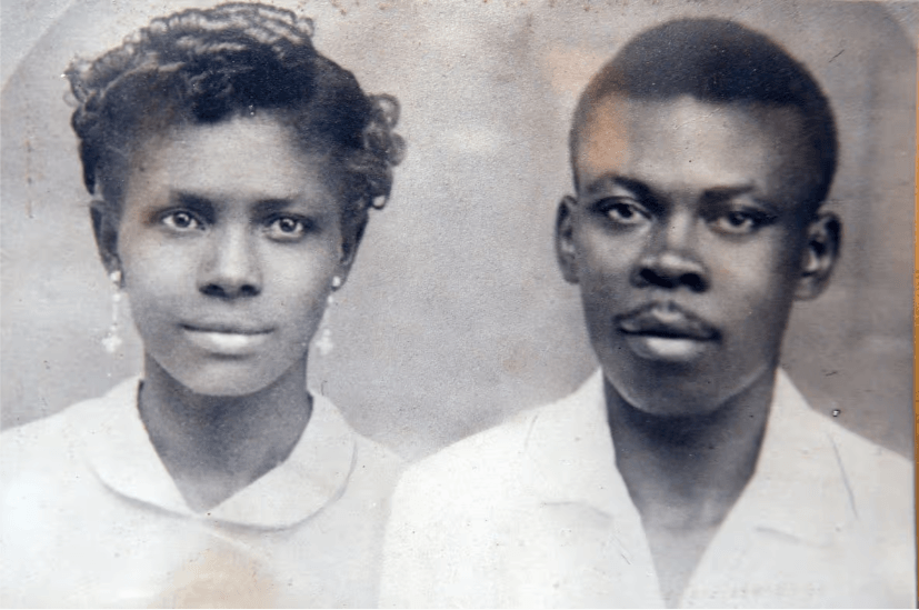 Percival aged 31 and Hermine Hanniford aged 28. Image courtesy of Celia Enyioko-Hanniford Hermine and Percival Hanniford, aged 28 and 31.