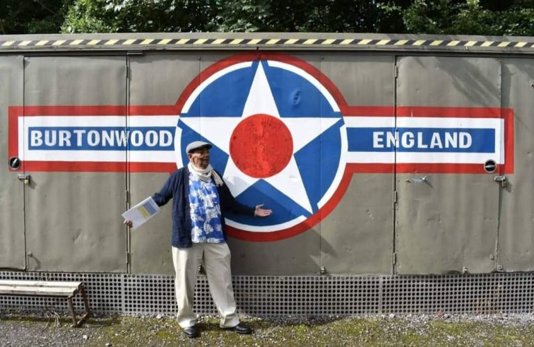 Steve Belcher revisiting RAF Burtonwood Heritage Centre