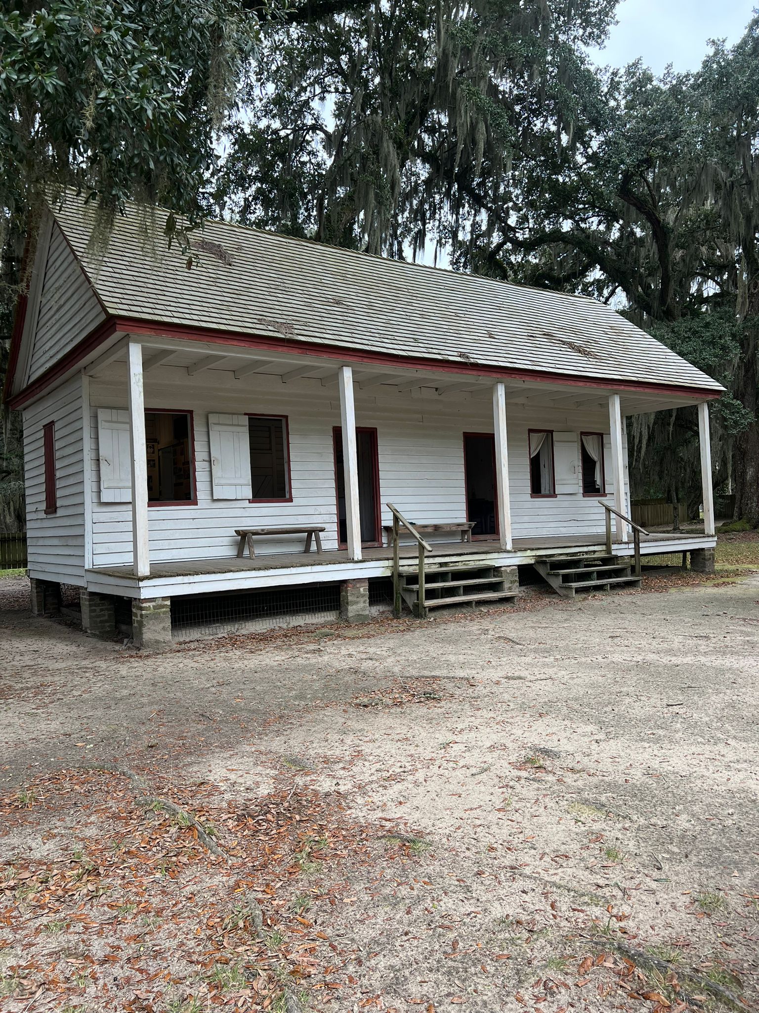 Housing which was for enslaved people at the Redcliffe Plantation Historic Site