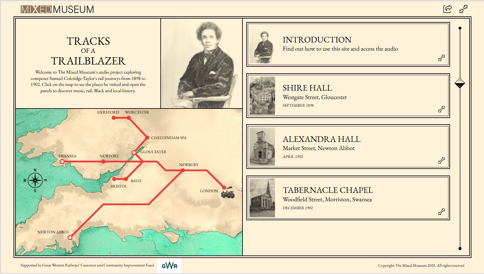 Tracks of a Trailblazer map screenshot