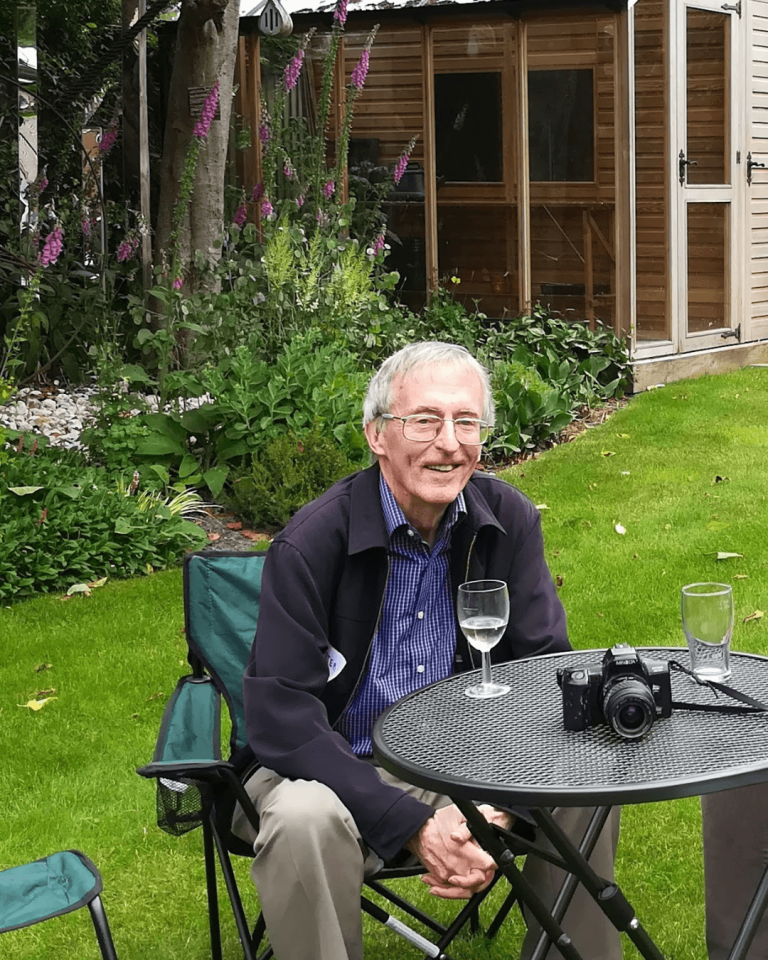 Peter at SEIPH reunion, 2018. Image courtesy of Deana Leadbeter